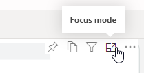 Focus mode button.