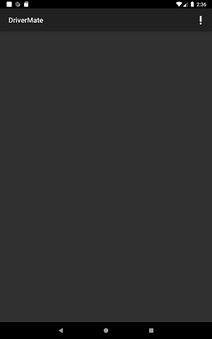 DriverMate Blocker Screen Blank