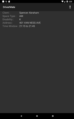 Example Event Screen