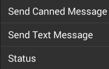 Messages Menu