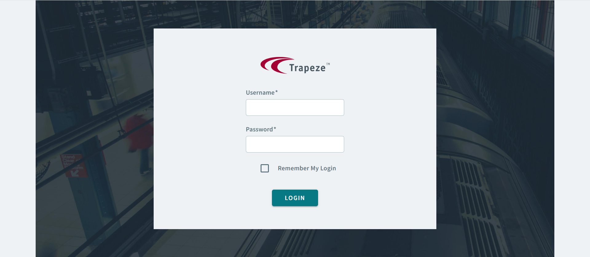 The OneMobility Login page.