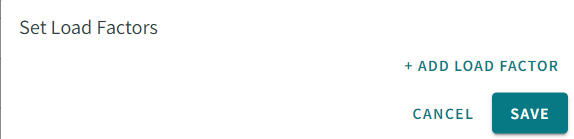 The Set Load Factors dialog box