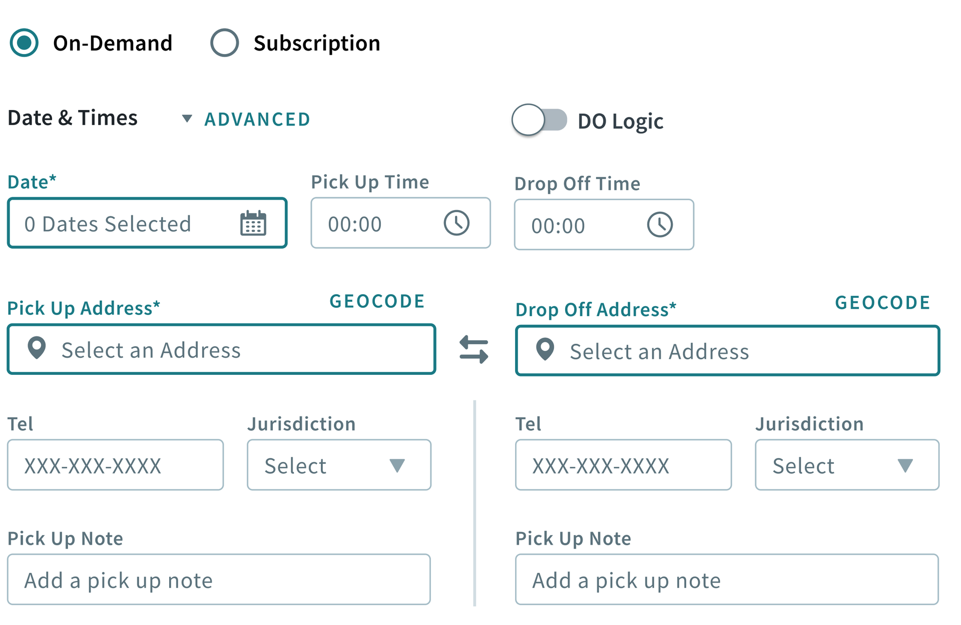 Required fields are now highlighted