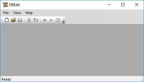 The DBEdit window.