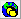 Earth with two yellow dots.