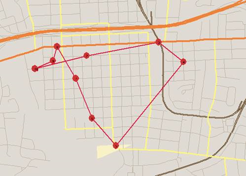 Events appearing as numbered dots on the system map.