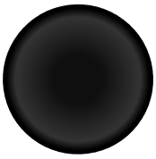 A black circle.
