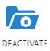 Stop button on a folder above the word Deactivate.