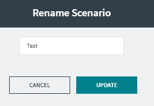 Rename Scenario dialog box