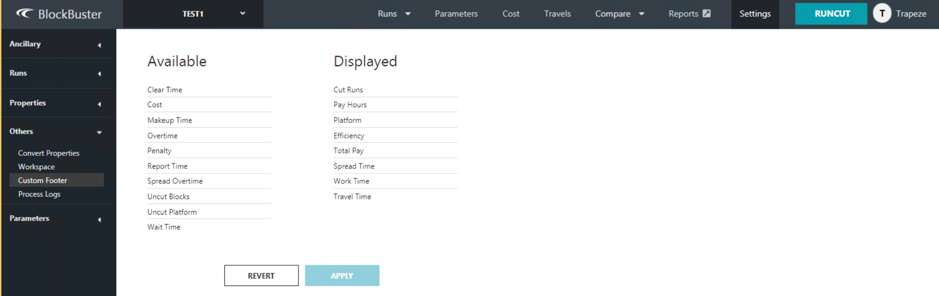 Sample custom Footer
