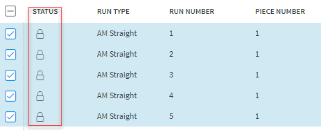 Sample frozen runs