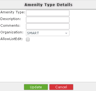 Amenity Type Details field