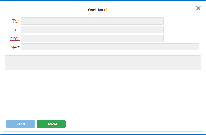 Send Email dialog box