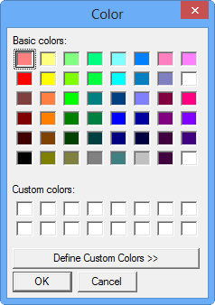 Color dialog