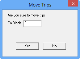 Move Trips dialog