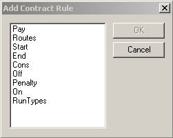 Add Contract Rule dialog box