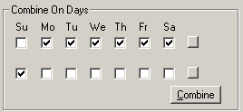 Combine On Days Dialog Box