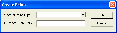 Create Special Point Types dialog box