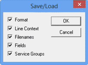 Save/Load dialog box
