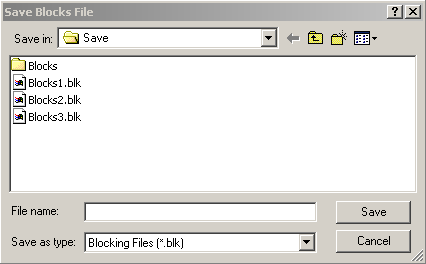 Save Blocks File dialog box