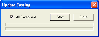 Update Costing