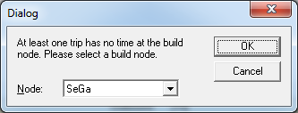 Build Node dialog box