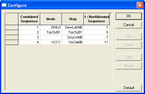 Block Mode Configuration dialog box