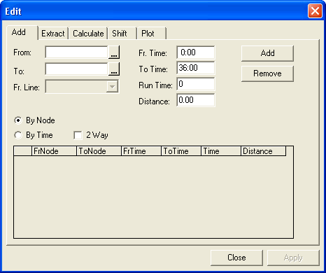 Add tab of the Node to Node Edit dialog box