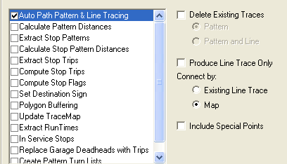 Auto Path and Line Tracing dialog Box