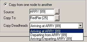 Copy Deadheads dialog box