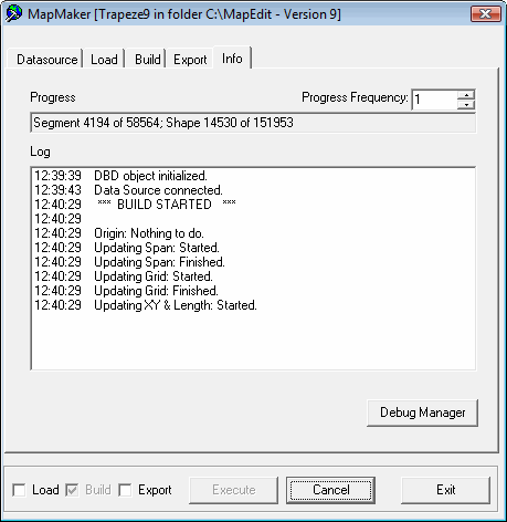 MapMaker screen with the Info tab open
