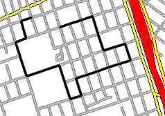 Example of a route trace