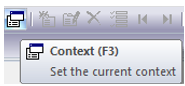 Pop up labeled Context F3, set the current context