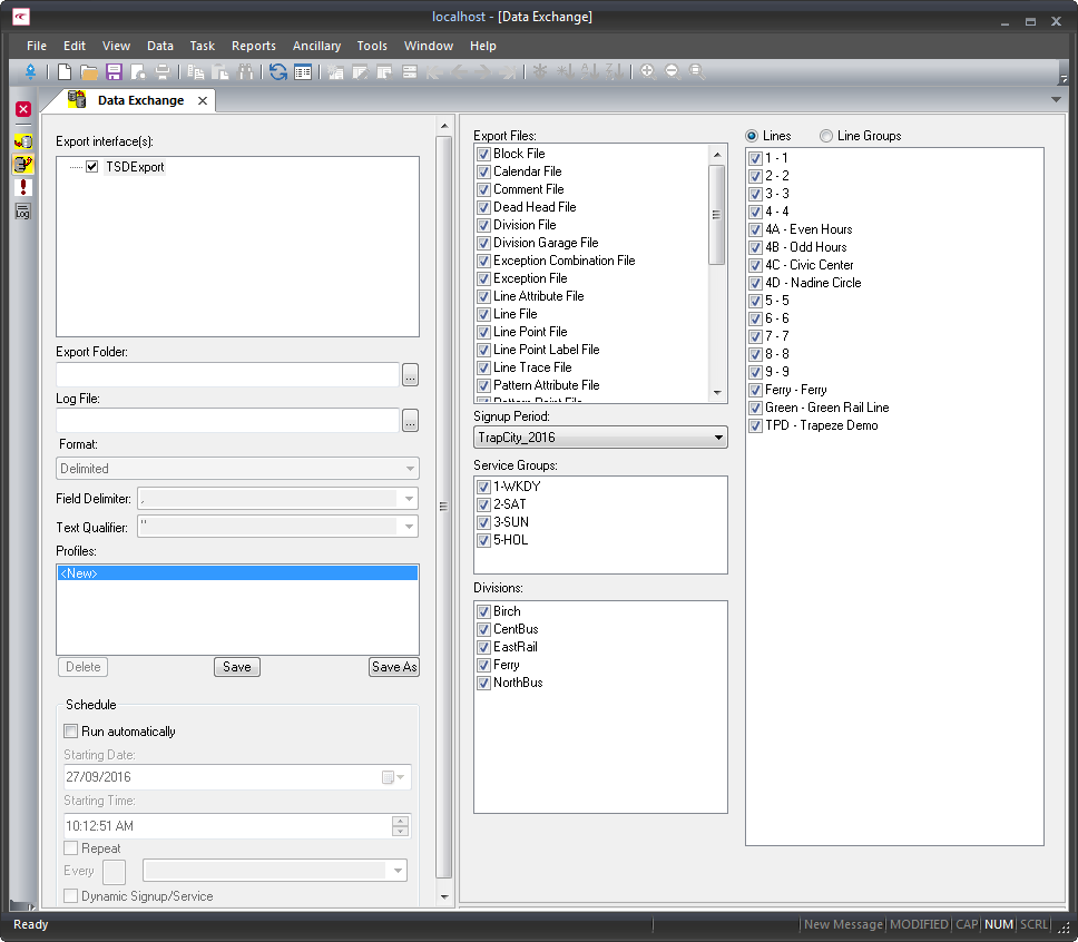 Data Exchange Interface
