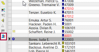 The Daily Activity work list pane with the Show Employee Profile button circled in red.