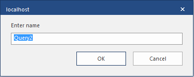 Enter Query Name