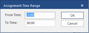 Assignment Time Range