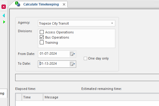 Calculate Timekeeping