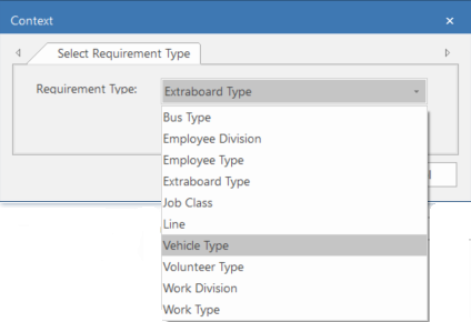 OPS Skill Requirements Context