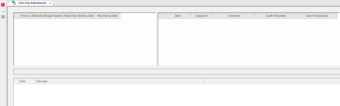 Prior Pay Adjustments