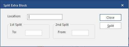 Split Extra Block
