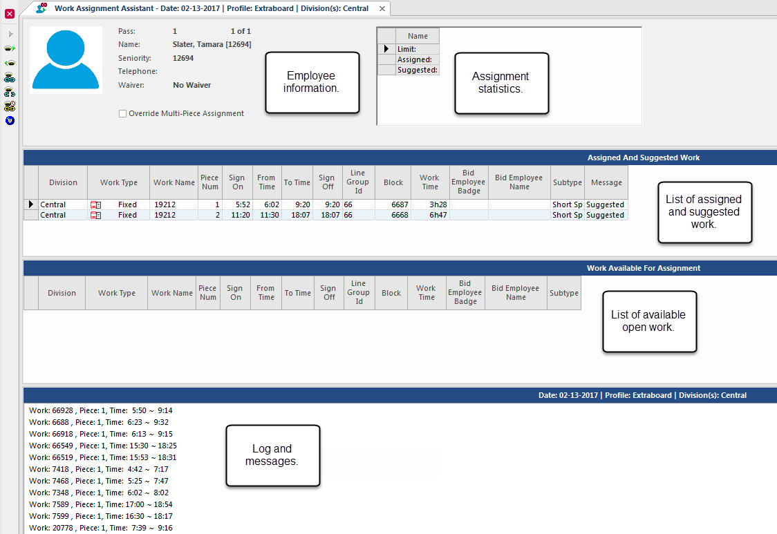 Work Assignment Assistant