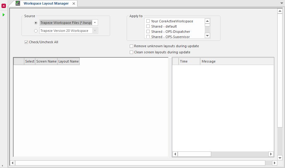 Workspace Layout Manager