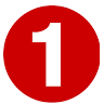 White number one inside a red circle.