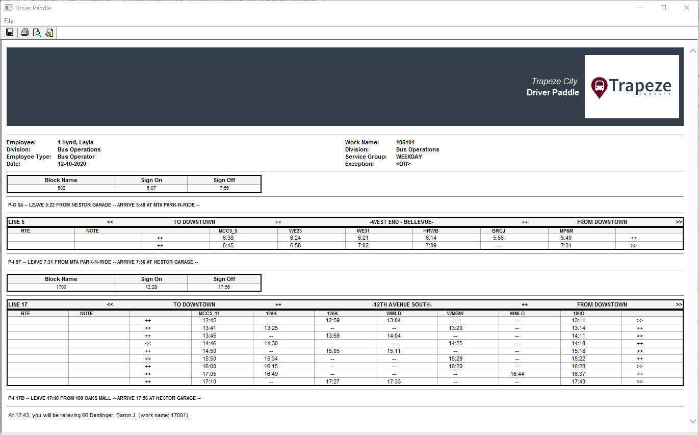Standard Driver Paddle