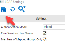 Save on Settings Screen