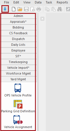 Launchpad circled in red in the Trapeze6 Client Shell.