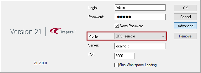 Sign in dialog with the Profile option circled in red.