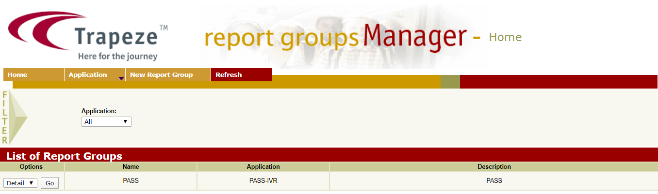 Group Manager Home Screen