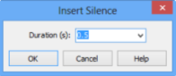 Insert Silence
